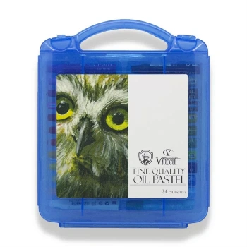 VİNCENT OIL PASTEL 24LU SET MAVI