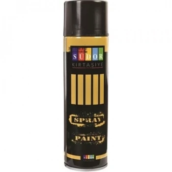 SÜDOR SPREY BOYA 200 ML SİYAH SPR100-10