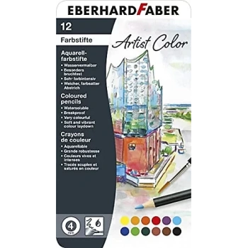 EF WATERCOLOR PENCIL ARTIST COLOR 12LI 516013