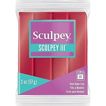 SCULPEY III POLİMER KİL KOYU KIRMIZI İNCİ 57GR S-3021140