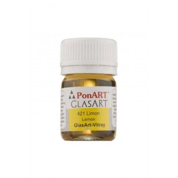 PONART GLASS ART 20 ML LİMON SARI PGA20-421