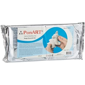 PONART SERAMİK KİL 500GR BEYAZ PSK-1001