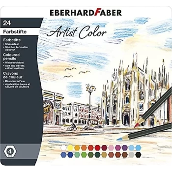 EF COLOURED PENCILS ARTIST COLOR 24LU 516124