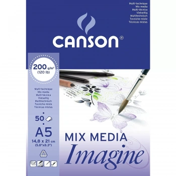 CANSON IMAGINE ÇOK AMAÇLI BLOK PAD CANIMAGINE 50S A5 200G 200006009