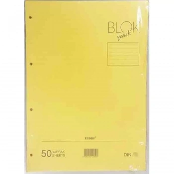 BAYINDIR SARI KOLEJ YEDEK  (KARELİ)       50 YP 70GR  A4 BBN0200