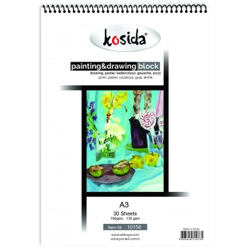 KOSİDA PRİMARY MİX BLOCK A3 130190GSM 30 YAPRAK khm-10-158