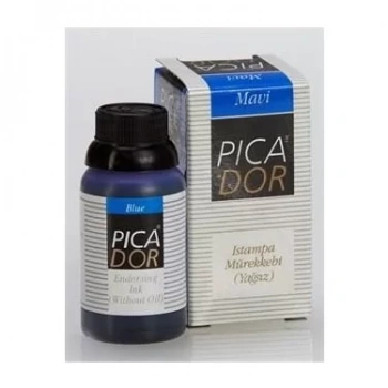 PICADOR ISTAMPA MÜREKKEBİ 30ml MAVİ KE 002