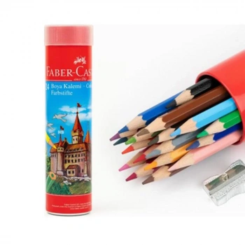 FABER-CASTELL BOYA KALEMİ 12 RENK METAL TÜP FSC 116512