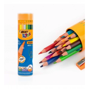 BİC EVOLUTION KURU BOYA KALEMİ 24+1 METAL TÜP 958190