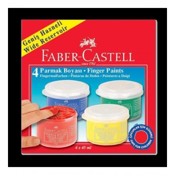 FABER-CASTELL PARMAK BOYASI 45ML 4 RENK 160412