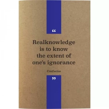 DEFFTER QUOTES FROM THINKERS - CONFUCIUS A5 250 GR. KRAFT 60