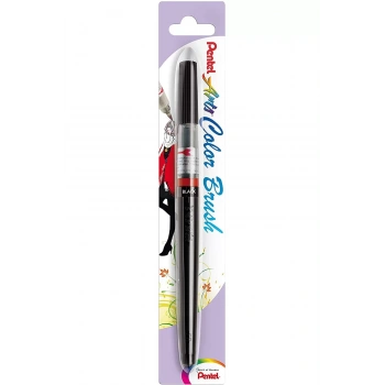 PENTEL ARTS COLOUR BRUSH FIRÇA UÇ BOYA KALEMİ (BLACK) BLİSTER  Y XGFL-101X