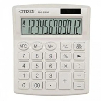 CITIZEN SDC-812NRWHE HESAP MAK.-BEYAZ