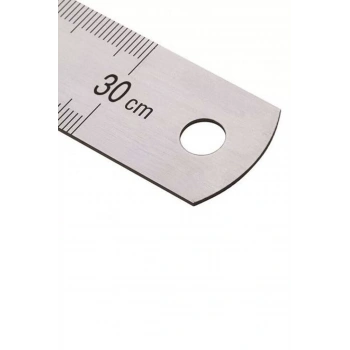 KRAF ÇELİK CETVEL  30 CM INCH ÖLÇÜLÜ 530G