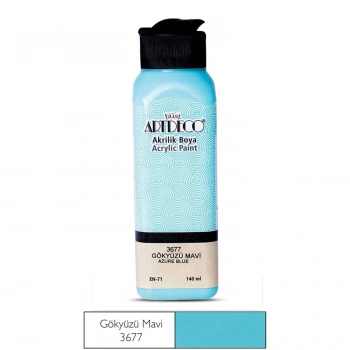 ARTDECO AKRİLİK BOYA 140ML GÖKYÜZÜ MAVİ 3677 LV-Y-070R-3677