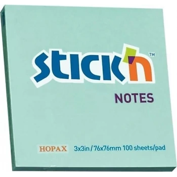 POSTİT STICKN 76X76 PASTEL MAVİ 100YP 2114900