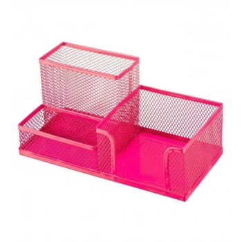 BİGPOİNT METAL PERFORE 3 GÖZLÜ SET PEMBE BP405-22