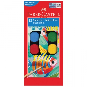 FABER-CASTELL SULUBOYA REDLINE BÜYÜK BOY 12 RENK 125012/190013