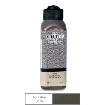 ARTDECO AKRİLİK BOYA 140ML ACI KAHVE 3676 LV-Y-070R-3676