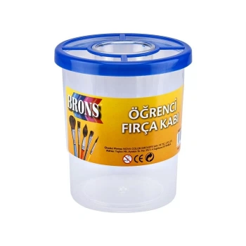 BRONS FİRCA TEMİZLEME KABİ HAZNELİ BR-258
