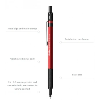 SCRİKSS GRAPH-X VERSATİL 0.5 MM KIRMIZI ŞEFFAF AMB. T00STCC5GRX13A