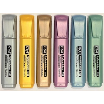 KRAF FOSFORLU KALEM METALİK 6LI 355