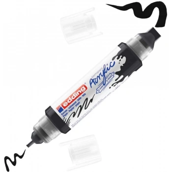 EDDİNG AKRİLİK 3D DOUBLE LINER SİYAH ED5400901