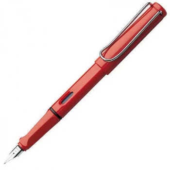 LAMY SAFARI DOLMA KALEM METAL KLIPS KIRMIZI M UC 16-M