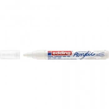 EDDİNG AKRİLİK MARKÖR ORTA UÇLU TRAFİK BEYAZ E-5100 922