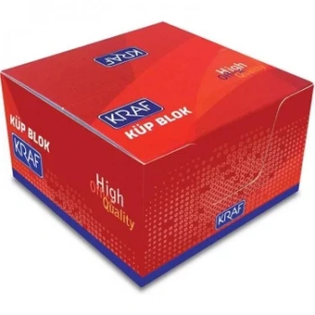 KRAF KÜP BLOK BEYAZ 8X8 CM 115G