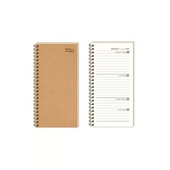 KESKİN COLOR AJANDA 8x16 CEP TİPİ HAFTALIK 12 AYLIK SPR. KRAFT AJ-73 830013