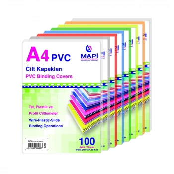 MAPİBİND 160m.A-4 PVC KAPAK.ŞEF.YEŞİL 100 AD. 2040255