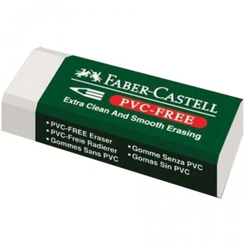 FABER-CASTELL 7085/20 BEYAZ SİLGİ PVC-FREE 185520-185539-188539-188520