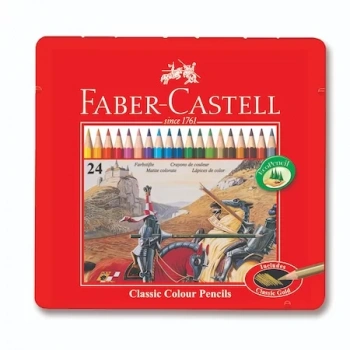 FABER-CASTELL AQR. BOYA K. 24 RENK METAL KUTU 115845