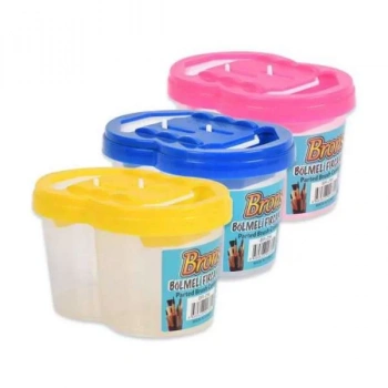 BRONS FİRCA TEMİZLEME KABİ BOLMELİ BR-256