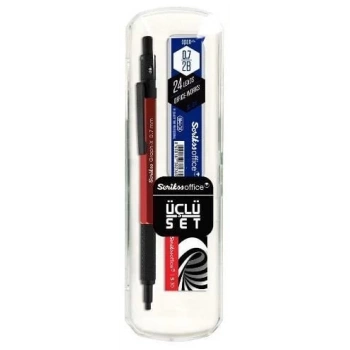 SCRİKSS GRAPH-X 3LÜ SET 0.7 MM KIRMIZI T00SCCC7GRX13A