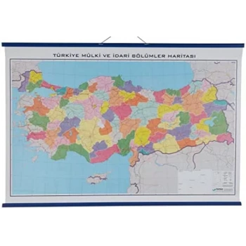 GÜRBÜZ HARİTA TÜRKİYE SİYASİ 70X100 21023
