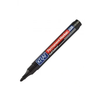 KRAF PERMANENT MARKÖR YUVARLAK UC 220 SİYAH