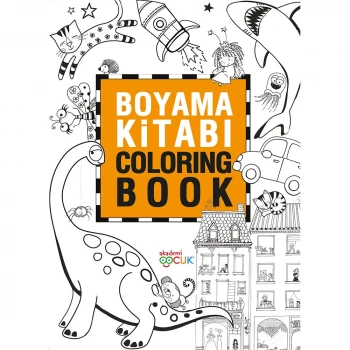 AKADEMİ ÇOCUK BOYAMA KİTABI COLORİNG BOOK 24x33.5