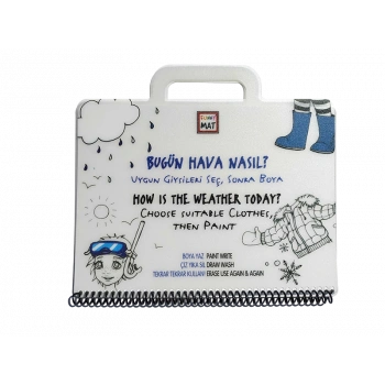 AKADEMİ ÇOCUK FUNNY MAT - MİNİ SET BU GÜN HAVA NASIL