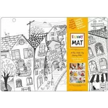 AKADEMİ ÇOCUK FUNNY MAT - THE STREET WİTH CATS