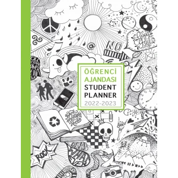 AKADEMİ ÇOCUK ÖĞRENCİ AJANDASI EMOJİ 2022 - 2023