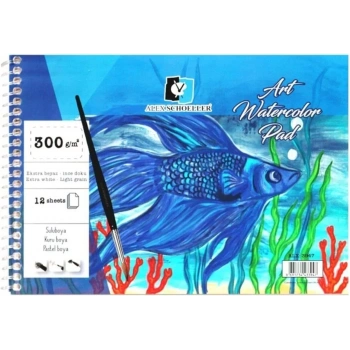 ALEX SULUBOYA DEFTERİ ART SPR. A5 300Gr. 12Lİ ALX-3947
