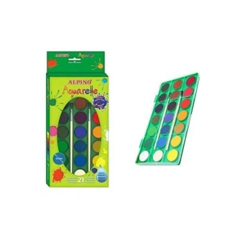 ALPİNO SULUBOYA FIRÇALI 21Lİ AQ-02