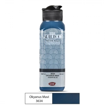 ARTDECO AKRİLİK BOYA 140ML OKYANUS MAVİ 3634 LV-Y-070R-3634