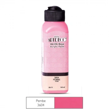 ARTDECO AKRİLİK BOYA 140ML PEMBE 3604 LV-Y-070R-3604