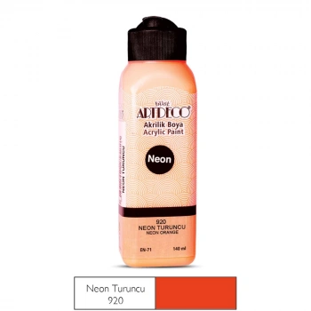 ARTDECO NEON AKRİLİK BOYA 140ML N.TURUNCU 920 LV-Y-070R-920