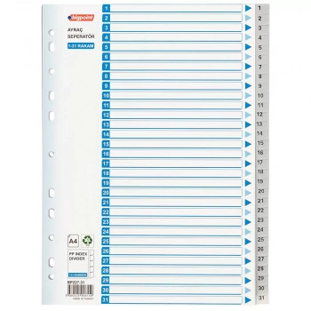 BİGPOİNT PP SEPERATÖR 1-31 RAKAMLI BP227-31