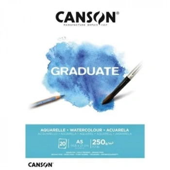 CANSON GRADUATE SULU BOYA BLOK PAD CANGRAD WATERCOLOR 20S A5 250G  400110373
