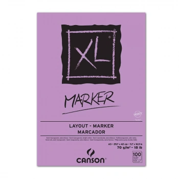 CANSON XL MARKER BLOK PAD CANXL MARKER 100S A3 70G 200297237